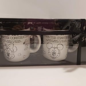 Disney Parks Mickey & Minnie Mug Set, New Sealed☕